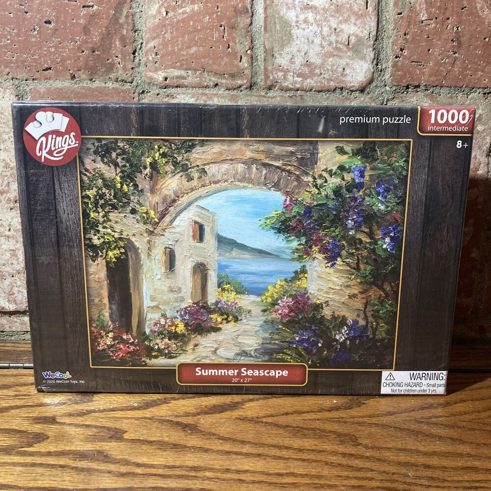 Kings Summer Seascape 2020 Puzzle 1000 Pc 20" x 27" New Fast Shipping